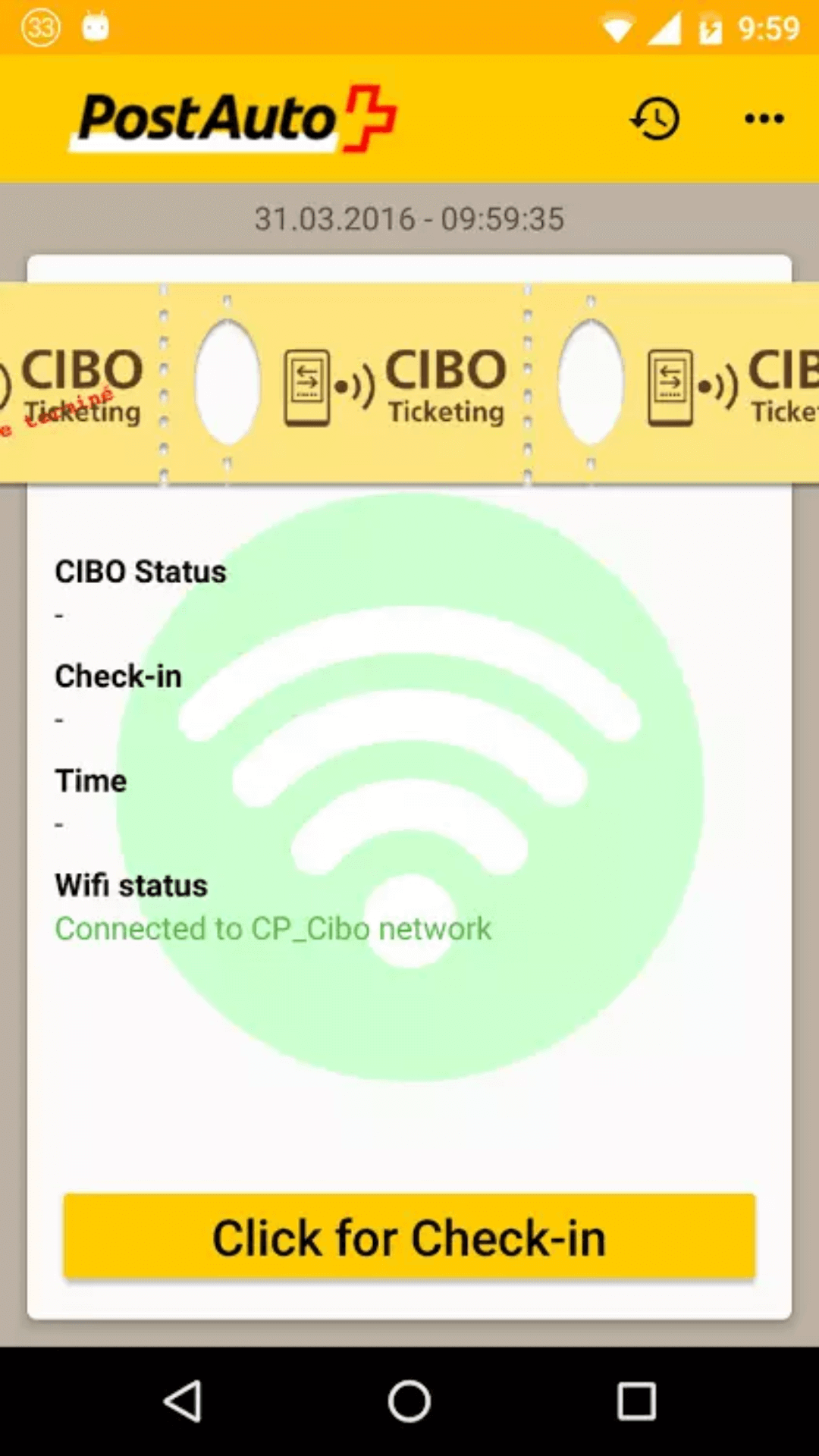 Screenshot Cibo