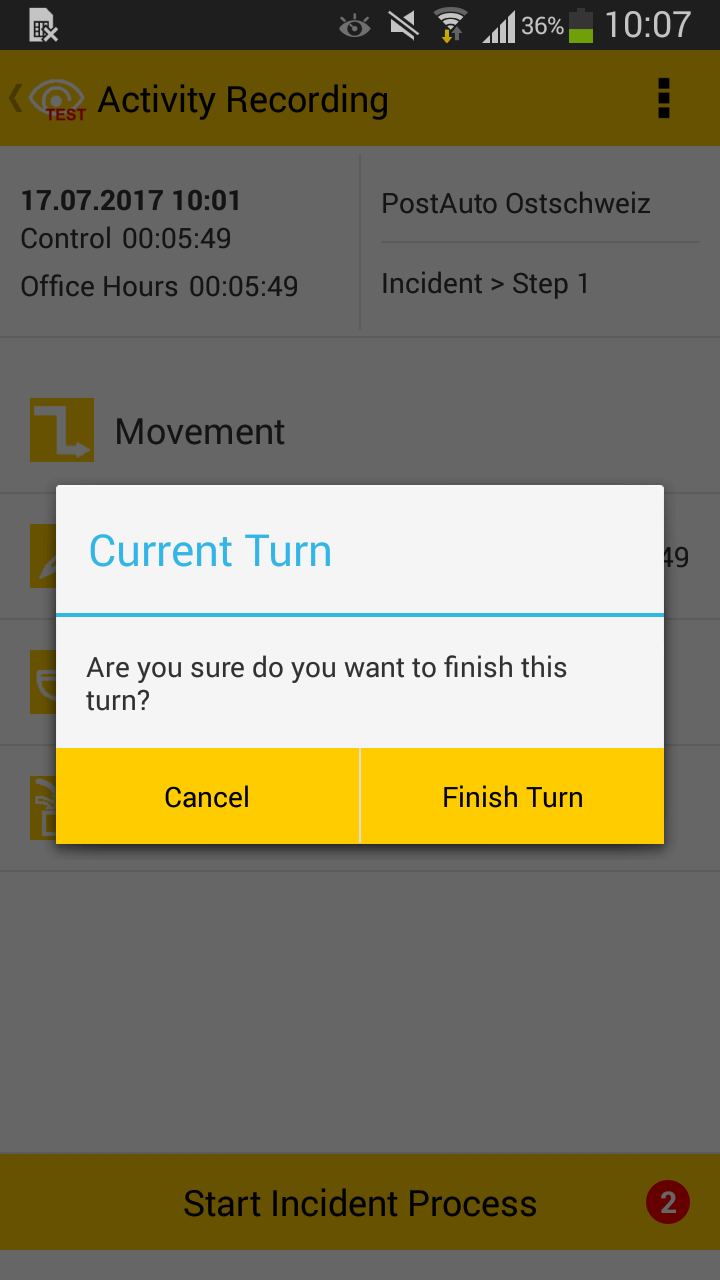 10 - Finish turn dialog