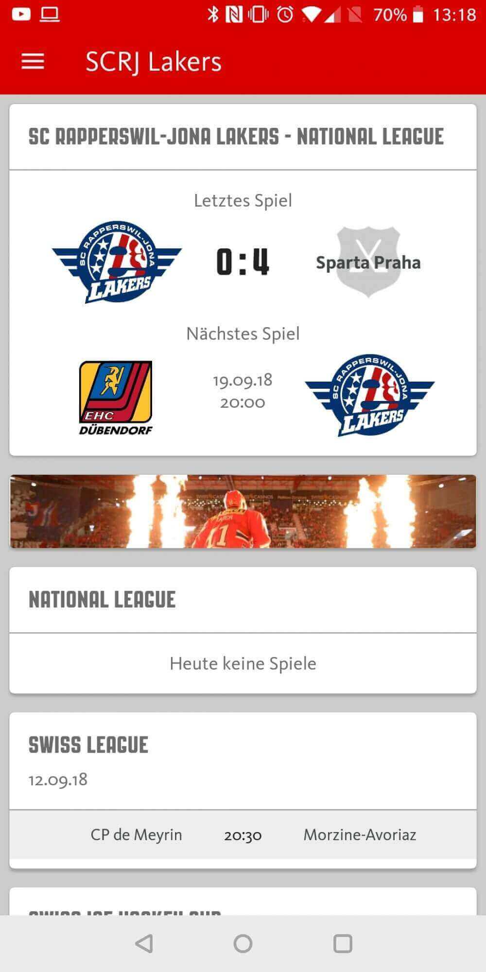 Swiss Ice Hockey: neue White Labeling App für die Lakers – Das Konzept