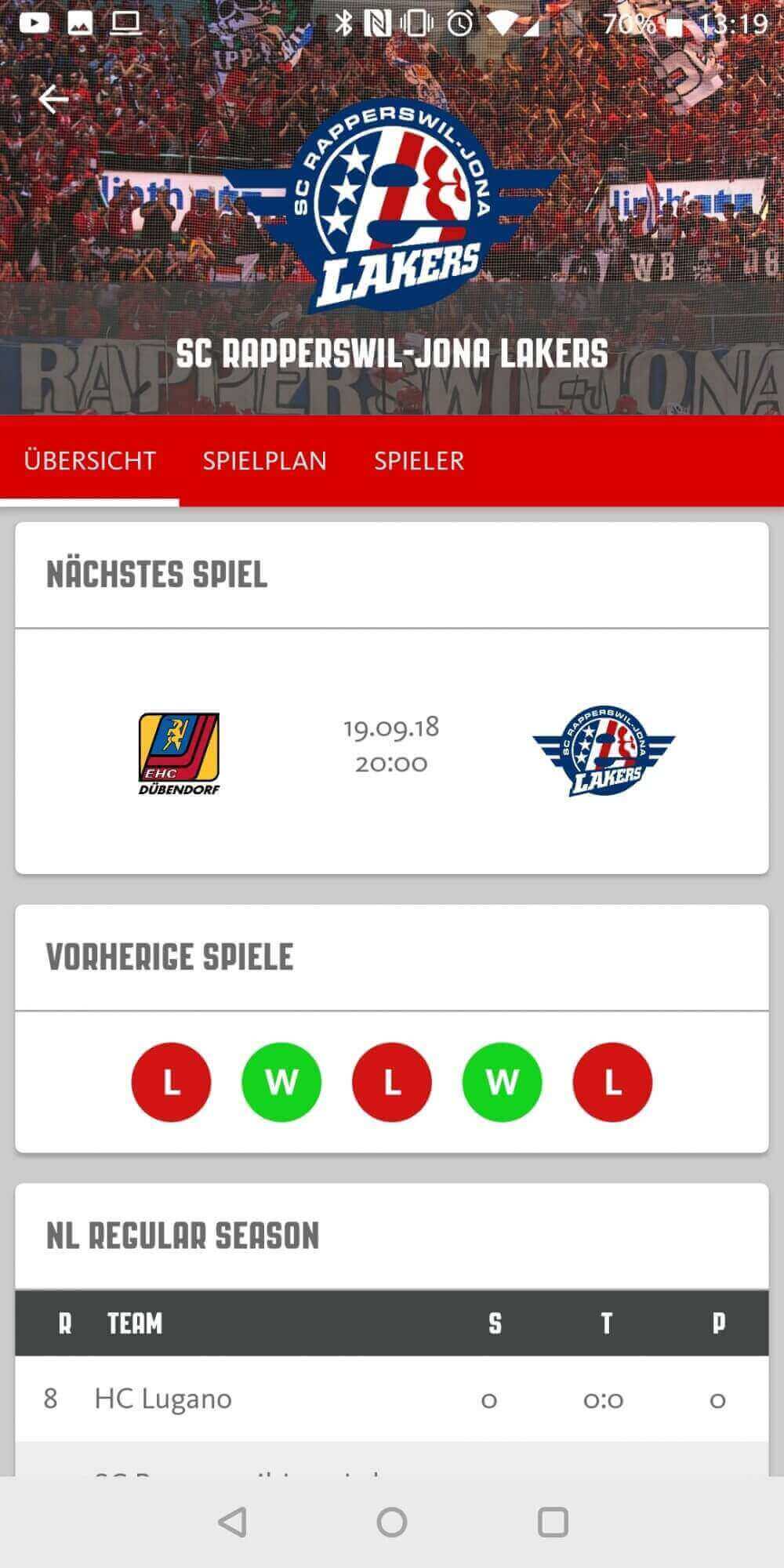 Swiss Ice Hockey: neue White Labeling App für die Lakers – Das Konzept