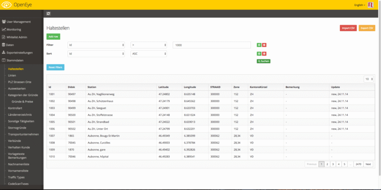 B2B - OpenEye: Applikation zur Ticketkontrolle für PostAuto